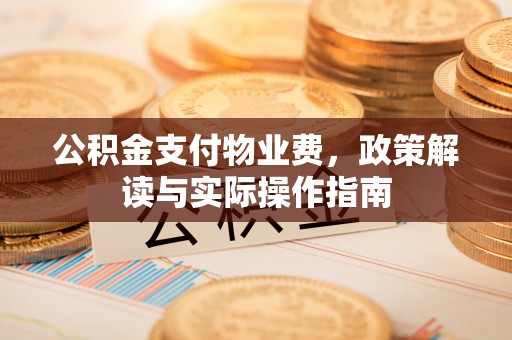 温泉公积金支付物业费，政策解读与实际操作指南