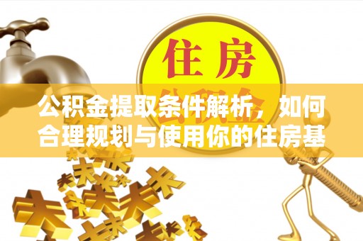 温泉公积金提取条件解析，如何合理规划与使用你的住房基金