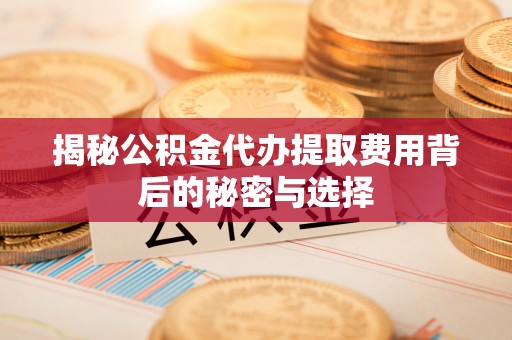 温泉揭秘公积金代办提取费用背后的秘密与选择