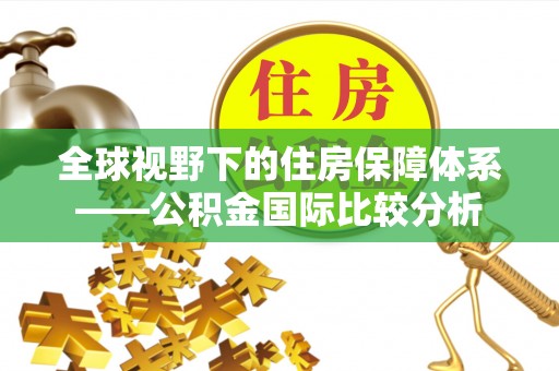 温泉全球视野下的住房保障体系——公积金国际比较分析
